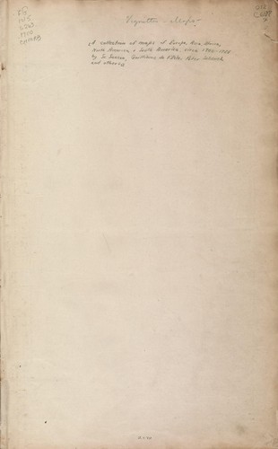 Cover for A collection of maps of Europe, Asia, Africa, North America, and South America, circa 1700-1725, by Sr. Sanson, Guillieme de l'Isle, Peter Schenck, and others