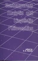 Cover for Contemporary analytic and linguistic philosophies