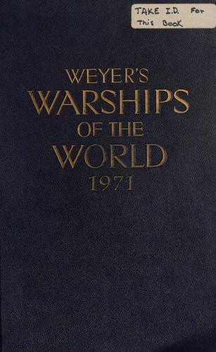 Cover for Weyer's warships of the world, 1971
