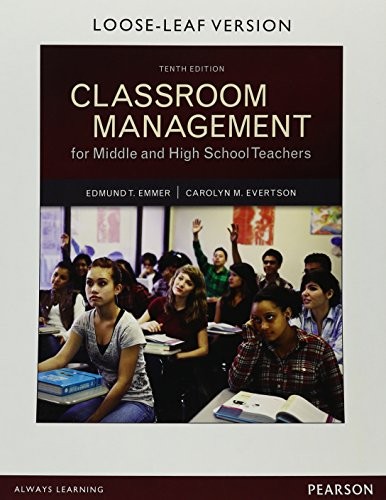 Cover for Classroom Management for Middle and High School Teachers, Loose-Leaf Version