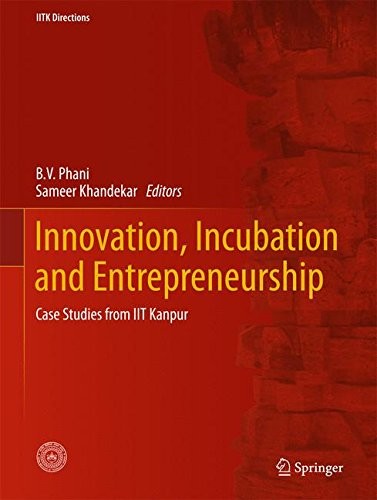 Cover for Innovation, Incubation and Entrepreneurship