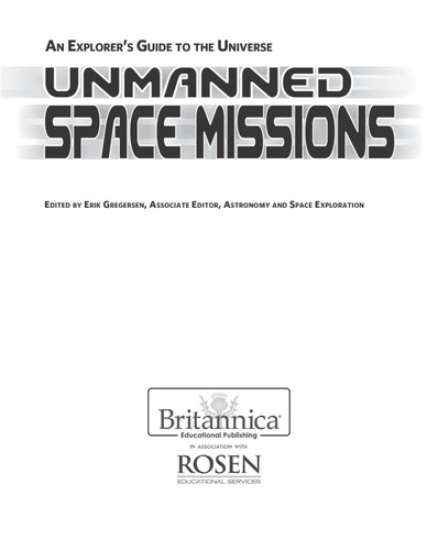 Cover for Unmanned space missions