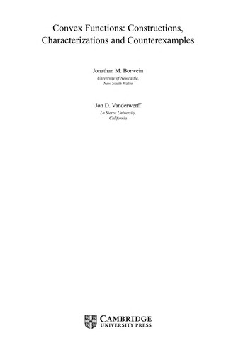 Cover for Convex functions