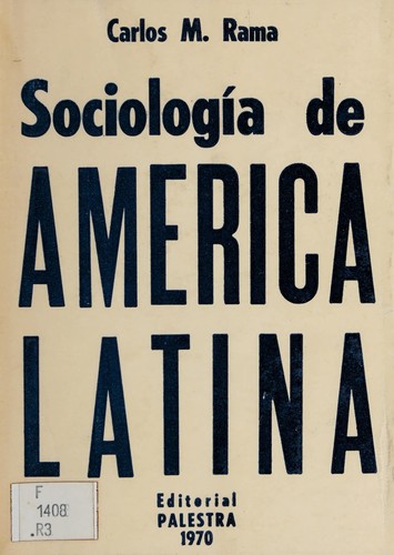 Cover for Sociología de América Latina.