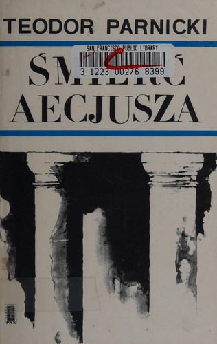 Cover for Śmierć Aecjusza