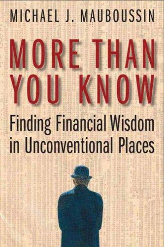Cover for More than you know