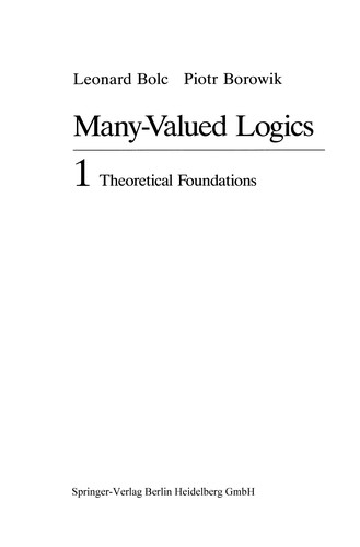 Cover for Many-Valued Logics