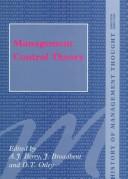 Cover for Management Control Theory (History of Management Thought (Aldershot, England).)