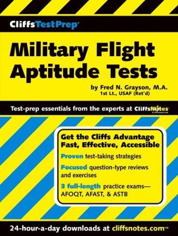 Cover for Military flight aptitude tests