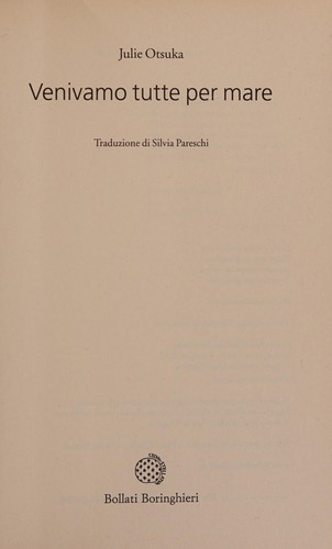 Cover for Venivamo tutte per mare