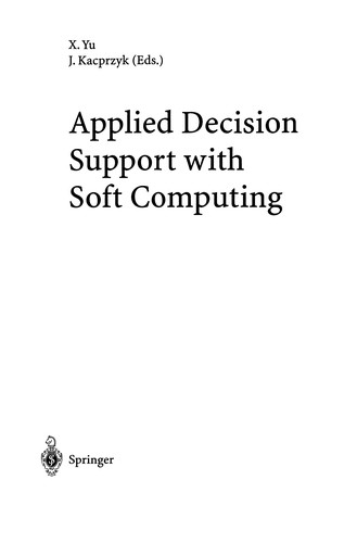 Cover for Applied Decision Support with Soft Computing