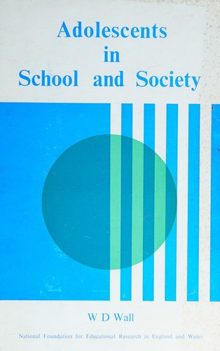 Cover for Adolescents in school and society.