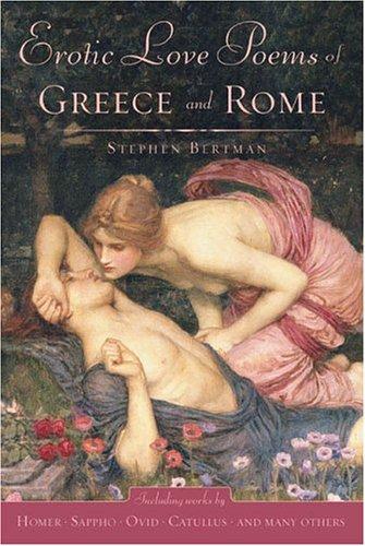 Cover for Erotic love poems of Greece and Rome