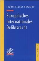 Cover for Europäisches internationales Deliktrecht.