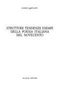 Cover for Strutture, tendenze, esempi della poesia italiana del Novecento
