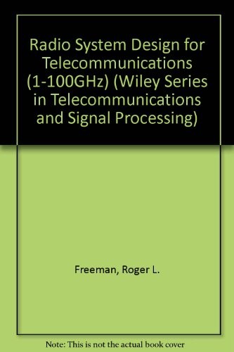 Cover for Radio system design for telecommunications (1-100 GHz)
