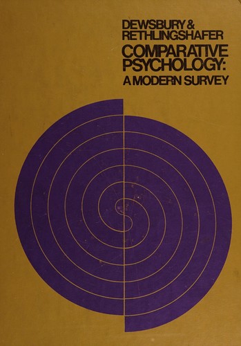 Cover for Comparative psychology; a modern survey