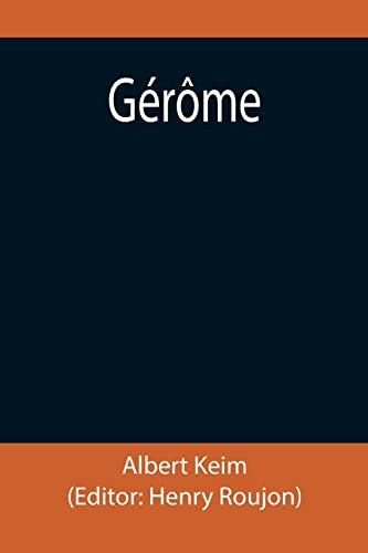 Cover for Gérôme