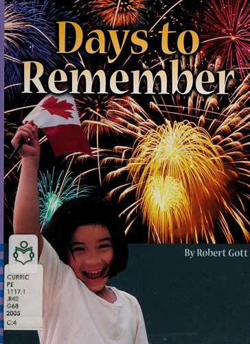 Cover for Days to remember